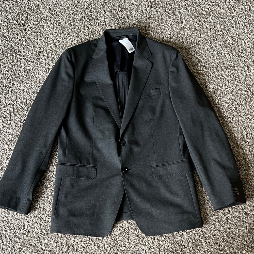 Banana Republic Gray Suit Blazer Size 42R Slim Fit Sport Coat NWT
